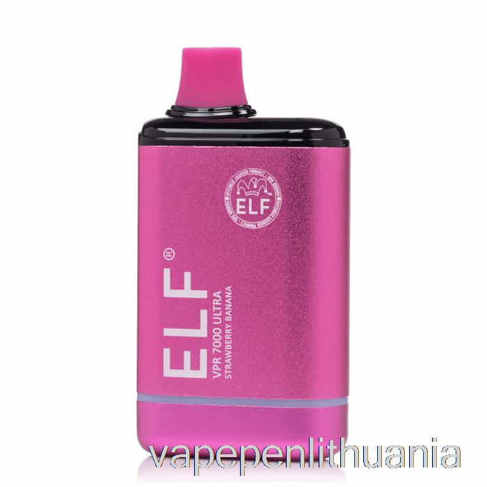 Elf Vpr 7000 Ultra Vienkartinis Braškių Bananų Vape Skystis
